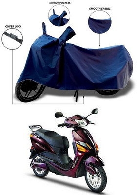 ANTHUB Waterproof Two Wheeler Cover for Hero(Electric Optima, Blue)