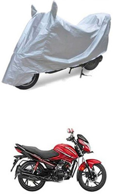 Z Tech Two Wheeler Cover for Hero(Glamour FI, Silver)