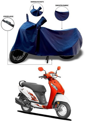 SEBONGO Waterproof Two Wheeler Cover for Honda(Activa, Blue)