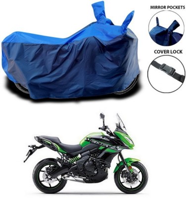 SEBONGO Waterproof Two Wheeler Cover for Kawasaki(Versys 650, Blue)