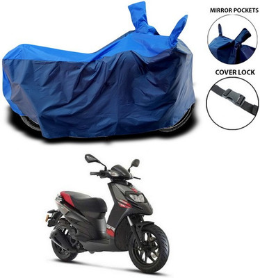 ANTHUB Waterproof Two Wheeler Cover for Aprilia(Storm 125, Blue)