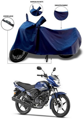 SEBONGO Waterproof Two Wheeler Cover for Yamaha(Saluto, Blue)