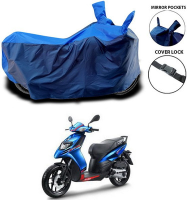 ANTHUB Waterproof Two Wheeler Cover for Aprilia(SR 125, Blue)