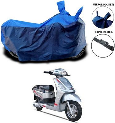 ANTHUB Waterproof Two Wheeler Cover for Hero(Electric NYX e5, Blue)