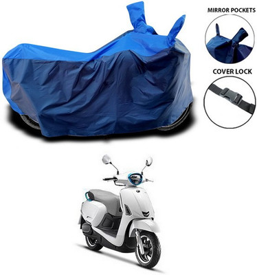 SEBONGO Waterproof Two Wheeler Cover for 22Motors(Blue)