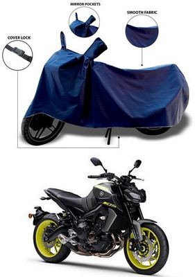ANTHUB Waterproof Two Wheeler Cover for Yamaha(MT 9, Blue)
