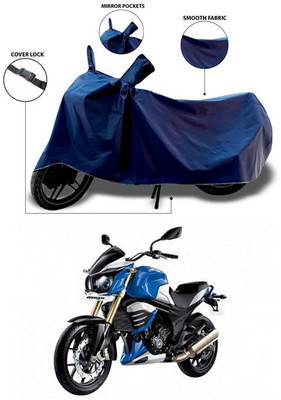 ANTHUB Waterproof Two Wheeler Cover for Mahindra(Mojo, Blue)
