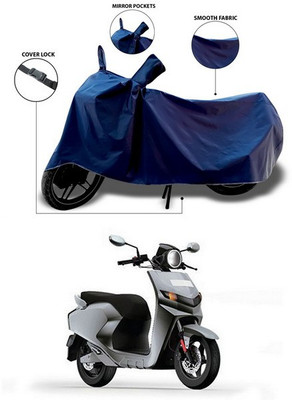 SEBOMGO Waterproof Two Wheeler Cover for 22Motors(Flow, Blue)
