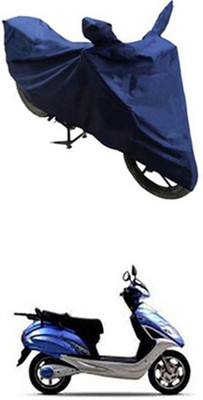 Z Tech Two Wheeler Cover for Lohia(Fame, Blue)