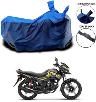 ANTHUB Waterproof Two Wheeler Cover for Honda(CB Shine SP, Blue)