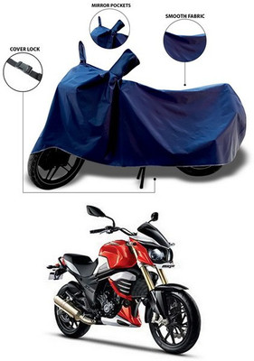 ANTHUB Waterproof Two Wheeler Cover for Mahindra(Mojo, Blue)