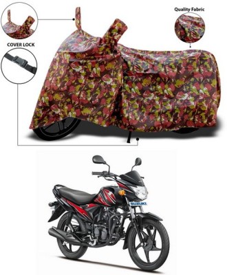 SEBONGO Waterproof Two Wheeler Cover for Suzuki(Hayate, Multicolor)