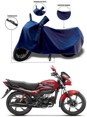 ANTHUB Waterproof Two Wheeler Cover for Hero(Passion Pro TR, Blue)