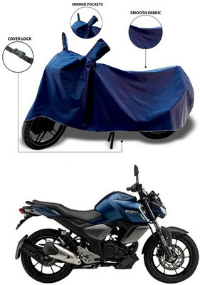 SEBONGO Waterproof Two Wheeler Cover for Yamaha(FZ-S FI, Blue)