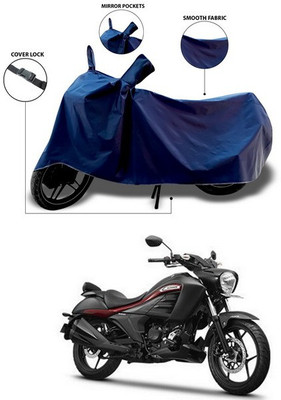 SEBONGO Waterproof Two Wheeler Cover for Suzuki(Intruder, Blue)