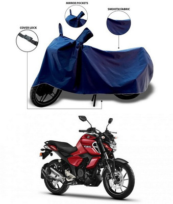 SEBONGO Waterproof Two Wheeler Cover for Yamaha(FZ-S FI, Blue)