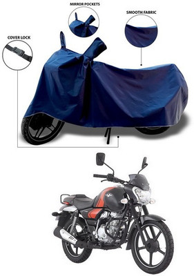 ANTHUB Waterproof Two Wheeler Cover for Bajaj(V12, Blue)