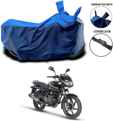 ANTHUB Waterproof Two Wheeler Cover for Bajaj(Pulsar 150, Blue)