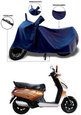ANTHUB Waterproof Two Wheeler Cover for Mahindra(Gusto, Blue)