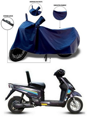 ANTHUB Waterproof Two Wheeler Cover for Hero(Electric NYX, Blue)
