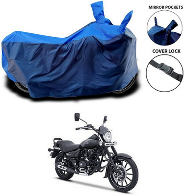 ANTHUB Waterproof Two Wheeler Cover for Bajaj(Avenger 160 Street, Blue)