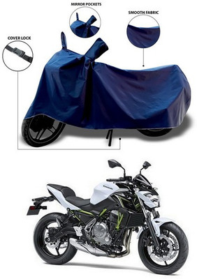 ANTHUB Waterproof Two Wheeler Cover for Kawasaki(Blue)