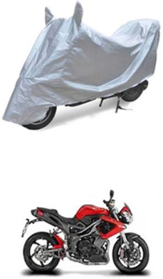 Z Tech Two Wheeler Cover for DSK Benelli(TNT R, Silver)