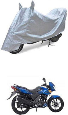 Z Tech Two Wheeler Cover for TVS(Flame SR125, Silver)