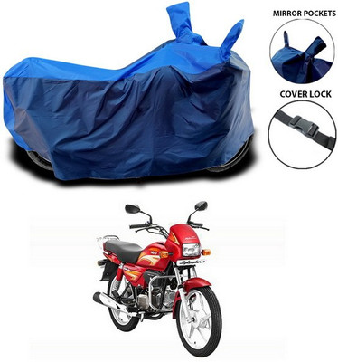 ANTHUB Waterproof Two Wheeler Cover for Hero(Splendor Plus, Blue)