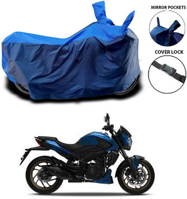 THE REAL ARV Waterproof Two Wheeler Cover for Bajaj(Dominar, Blue)