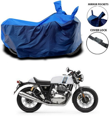ANTHUB Waterproof Two Wheeler Cover for Royal Enfield(Continental GT 650, Blue)