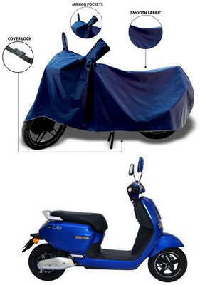 SEBONGO Waterproof Two Wheeler Cover for Okinawa(Lite, Blue)