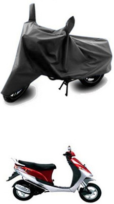 Z Tech Two Wheeler Cover for Kinetic(Grey)