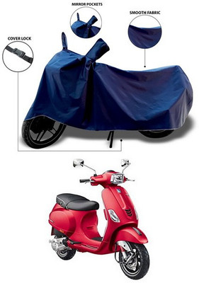 ANTHUB Waterproof Two Wheeler Cover for Vespa(Vespa, Blue)