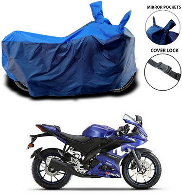SEBONGO Waterproof Two Wheeler Cover for Yamaha(YZF R15 S, Blue)