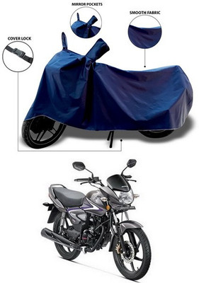 ANTHUB Waterproof Two Wheeler Cover for Honda(CB Shine, Blue)