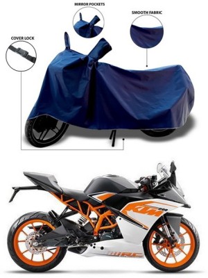 ANTHUB Waterproof Two Wheeler Cover for KTM(RC 200, Blue)