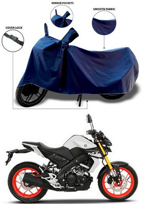 ANTHUB Waterproof Two Wheeler Cover for Yamaha(MT 15, Blue)