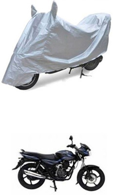 Z Tech Two Wheeler Cover for Bajaj(Discover 100 DTS-i, Silver)