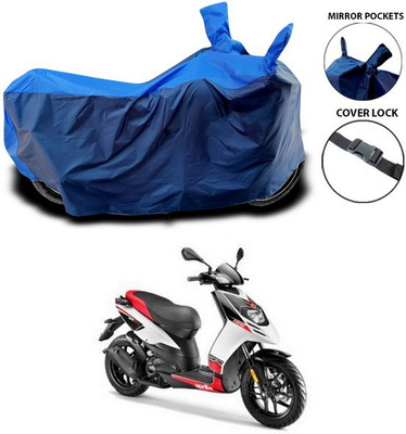 ANTHUB Waterproof Two Wheeler Cover for Aprilia(SR 150, Blue)