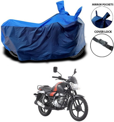 ANTHUB Waterproof Two Wheeler Cover for Bajaj(V12, Blue)