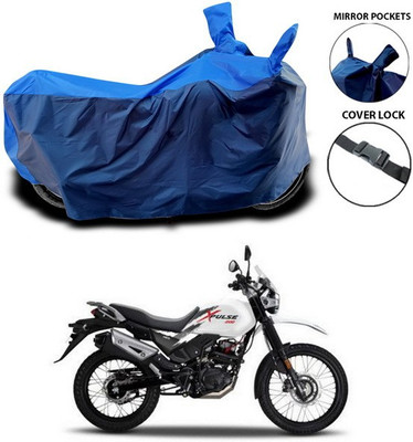ANTHUB Waterproof Two Wheeler Cover for Hero(Xpulse 200T, Blue)