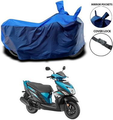 SEBONGO Waterproof Two Wheeler Cover for Yamaha(Cygnus Ray ZR, Blue)