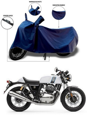ANTHUB Waterproof Two Wheeler Cover for Royal Enfield(Continental GT 650, Blue)