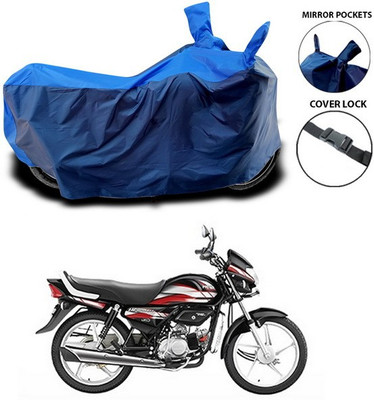 SEBONGO Waterproof Two Wheeler Cover for Hero(HF Deluxe, Blue)
