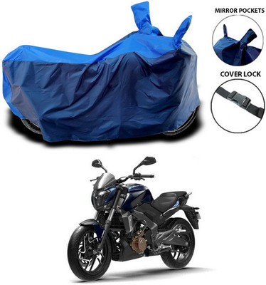 SEBONGO Waterproof Two Wheeler Cover for Bajaj(Dominar, Blue)