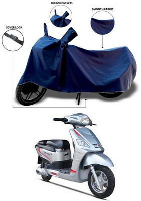 SEBONGO Waterproof Two Wheeler Cover for Hero(Electric NYX e5, Blue)
