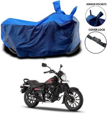ANTHUB Waterproof Two Wheeler Cover for Bajaj(Avenger 220 Street, Blue)