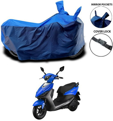 ANTHUB Waterproof Two Wheeler Cover for Indus(Yo, Blue)