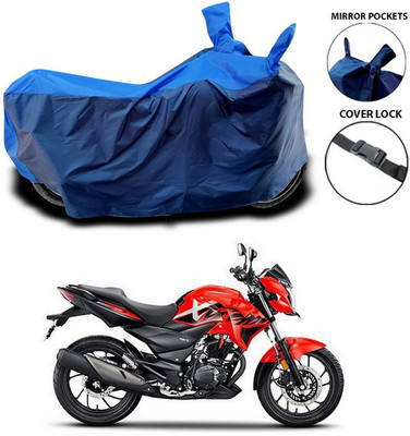 SEBONGO Waterproof Two Wheeler Cover for Hero(Xtreme 200R, Blue)